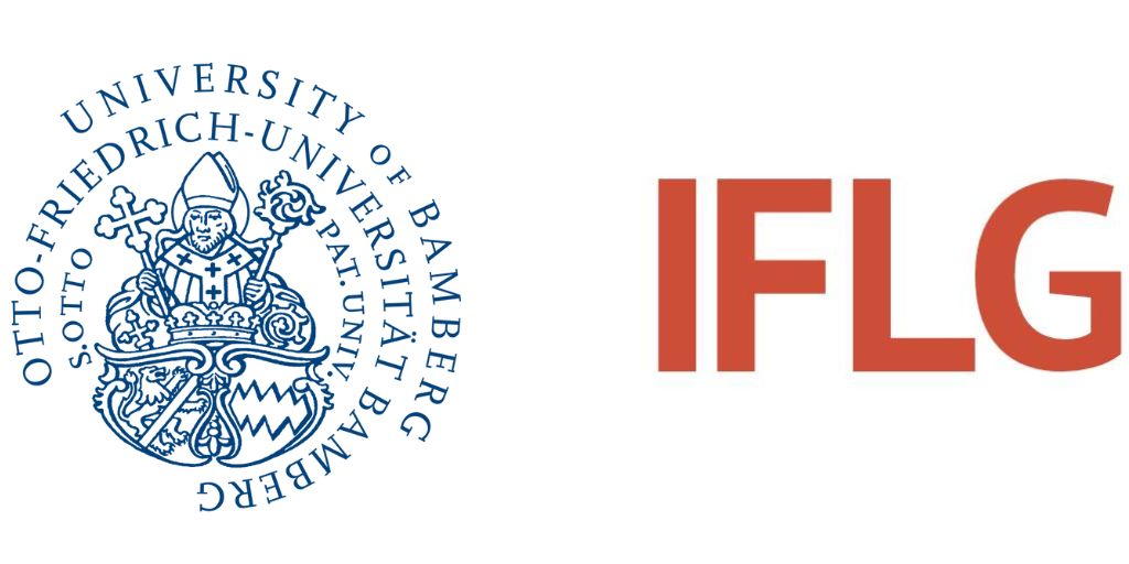 Logo IFLG und Uni Bamberg