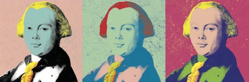 Pop-Artbild des Grafen von Giesch