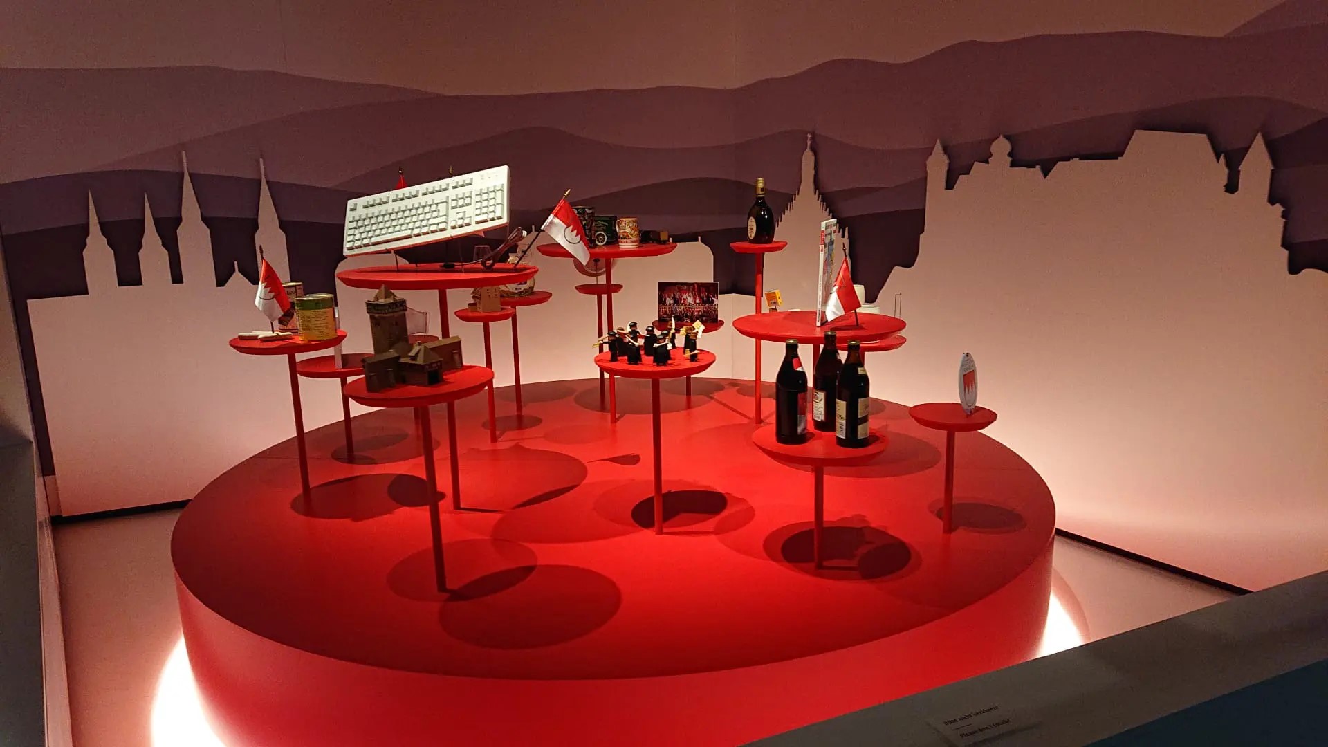 Foto mit Blick in die Landesausstellung 2022