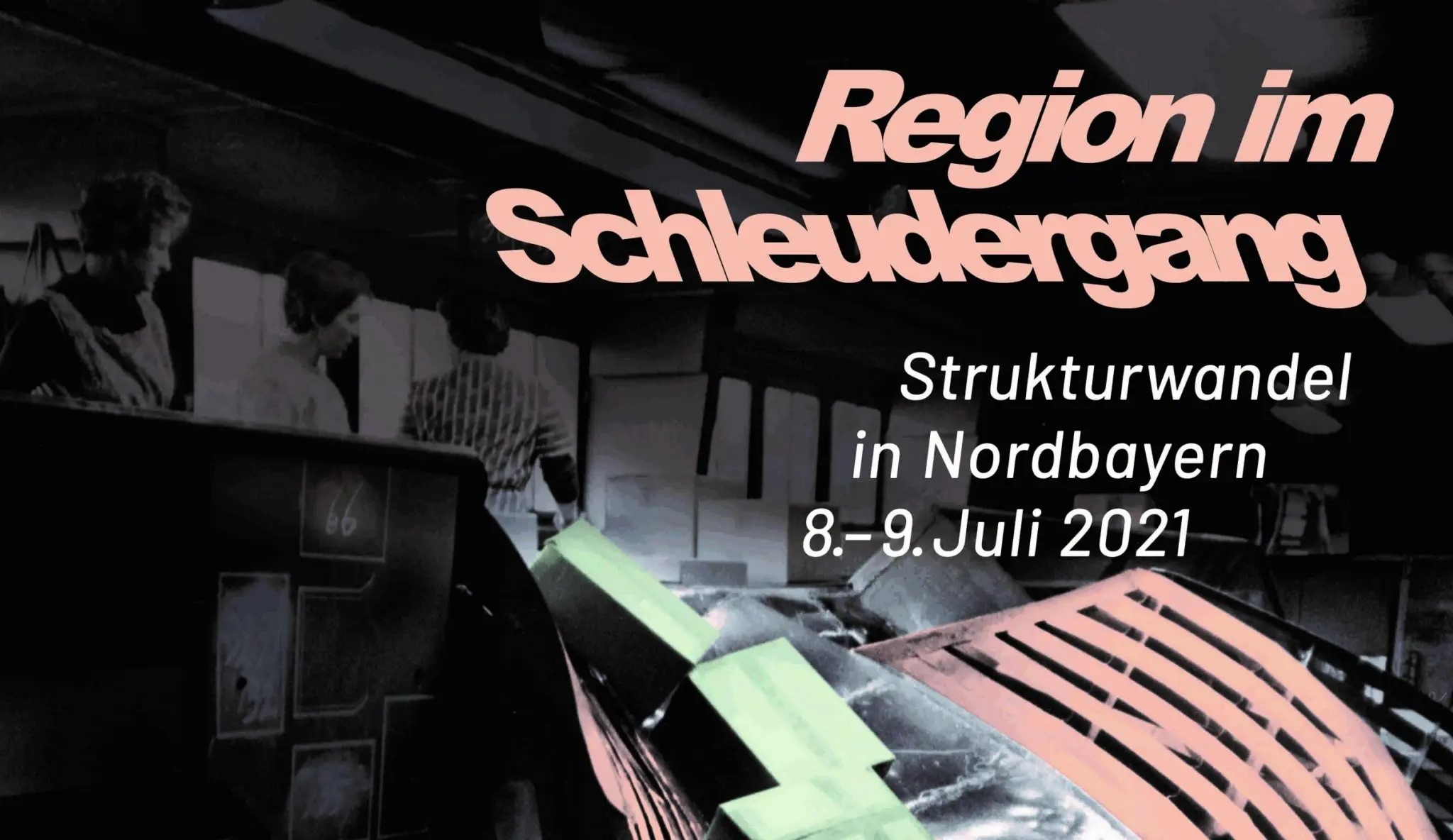 Poster der Veranstaltung "Region im Schleudergang"