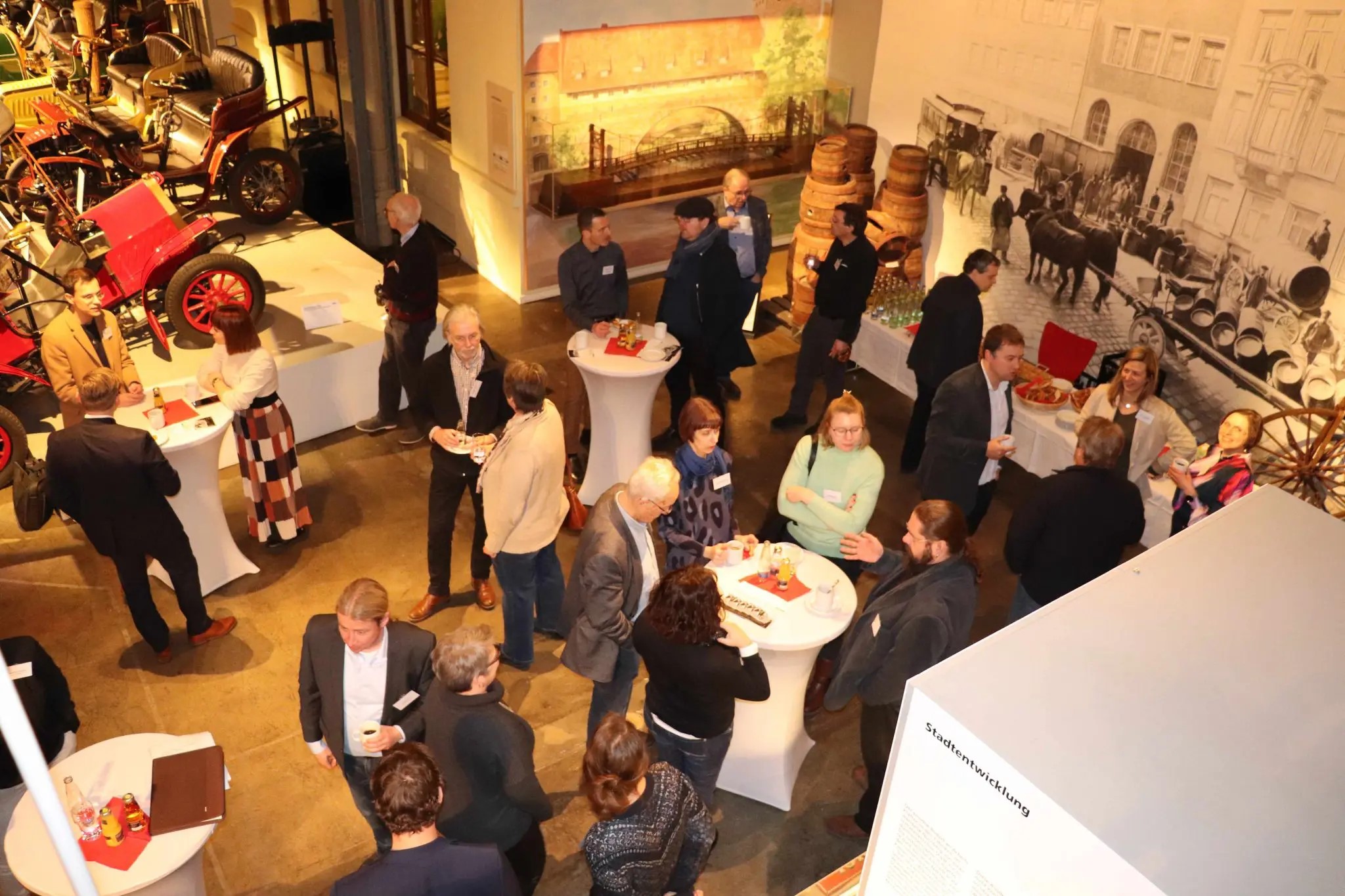 Foto aus Vogelperspektive des Netzwerktreffen Industriekultur in Nürnberg