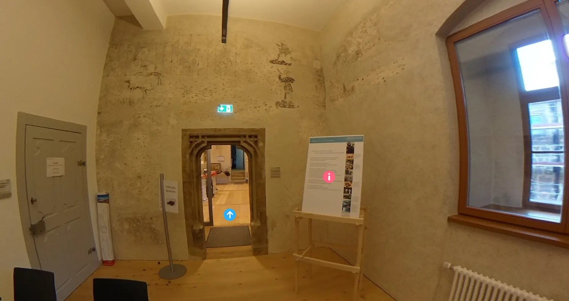 ausschnitt einer 3D Fotografie im Schloss Thurnau